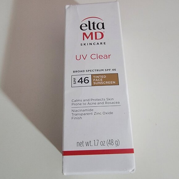 EltaMD UV Clear SPF46 Sunscreen For Acne and Rosacea Tinted, Untinted, Deep Tint - Picture 11 of 12